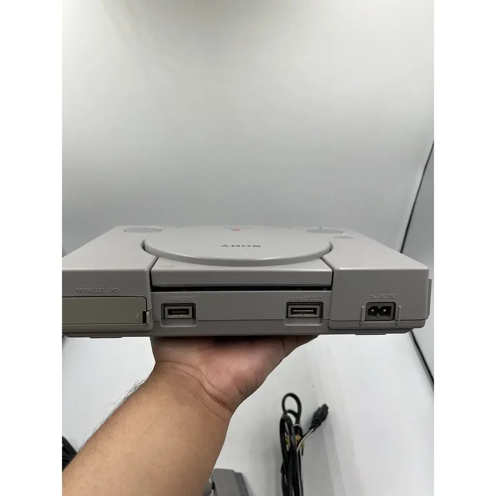 Sony PlayStation 1 Console + Original Controller & Cords - Tested Great